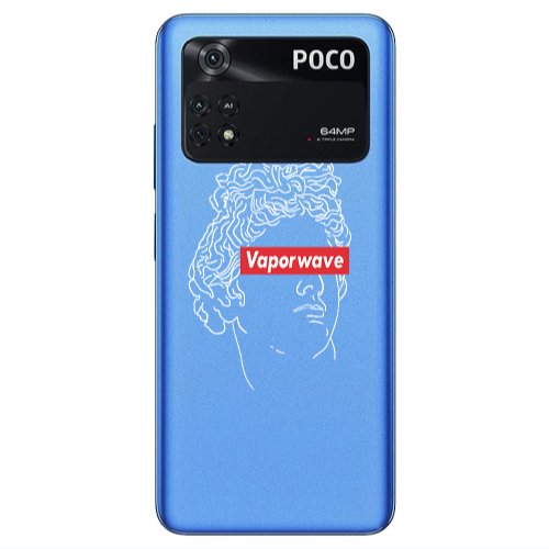 Xiaomi Poco M4 Pro 4G Vaporwave Transparent Silicone TPU Θήκη