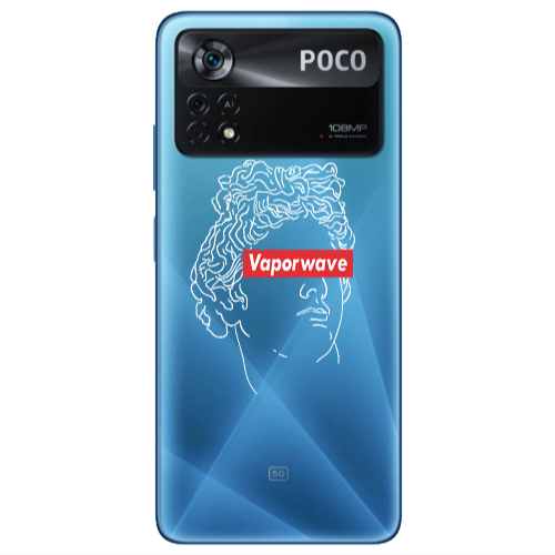 Xiaomi Poco X4 Pro Vaporwave Transparent Silicone TPU Θήκη