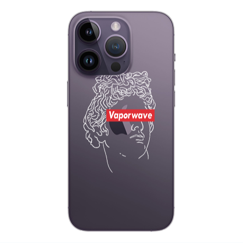 Apple iPhone 14 Pro  Vaporwave Transparent Silicone TPU Θήκη
