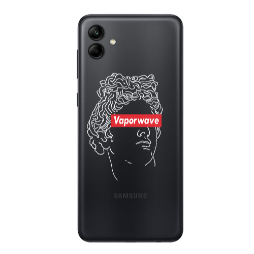 Samsung A04 Vaporwave Transparent Silicone TPU Θήκη