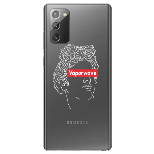 Samsung Note 20 Vaporwave Transparent Silicone TPU Θήκη