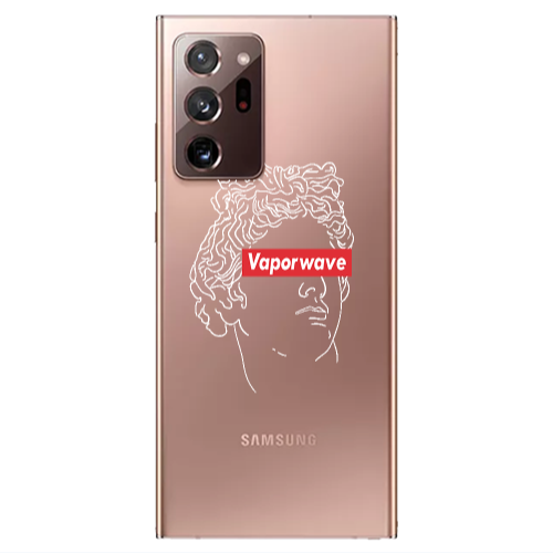 Samsung Note 20 Ultra Vaporwave Transparent Silicone TPU Θήκη