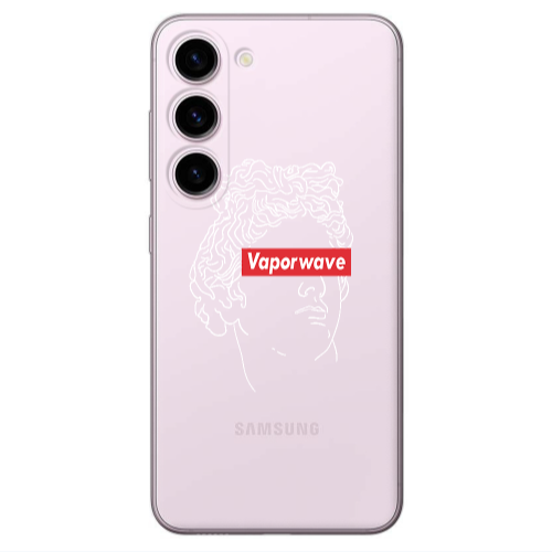 Samsung S23 Vaporwave Transparent Silicone TPU Θήκη