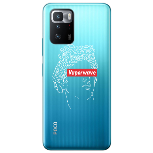 Xiaomi Poco X3 GT Vaporwave Transparent Silicone TPU Θήκη