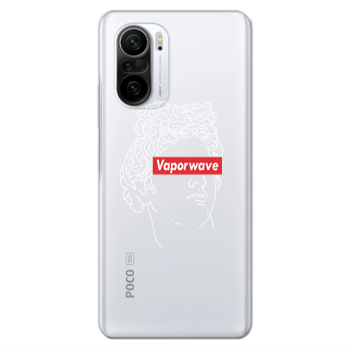 Xiaomi Poco F3 Vaporwave Transparent Silicone TPU Θήκη