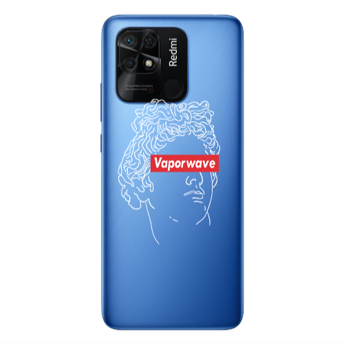Xiaomi Poco C40 Vaporwave Transparent Silicone TPU Θήκη