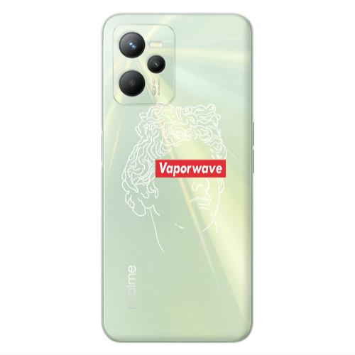 Realme C35 Vaporwave Transparent Silicone TPU Θήκη
