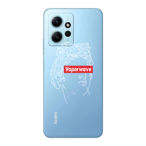 Xiaomi Redmi Note 12 4G Vaporwave Transparent Silicone TPU Θήκη