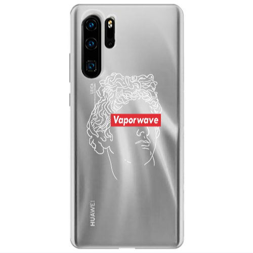 Huawei P30 Pro Vaporwave Transparent Silicone TPU Θήκη