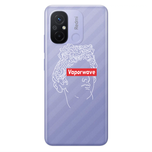 Xiaomi Redmi 12C Vaporwave Transparent Silicone TPU Θήκη