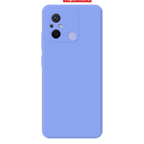Xiaomi Redmi 12C Vaporwave Light Purple Colored Silicone TPU Θήκη