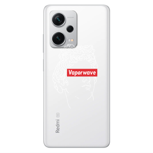 Xiaomi Redmi Note 12 5G Vaporwave Transparent Silicone TPU Θήκη