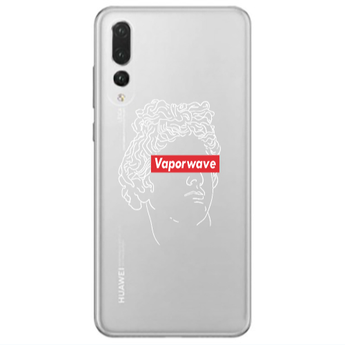 Huawei P20 Pro Vaporwave Transparent Silicone TPU Θήκη