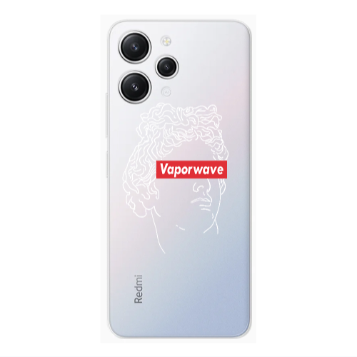 Xiaomi Redmi 12 Vaporwave Transparent Silicone TPU Θήκη