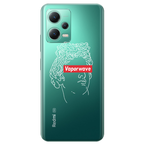 Xiaomi Redmi Note 12 Pro Plus 5G Vaporwave Transparent Silicone TPU Θήκη