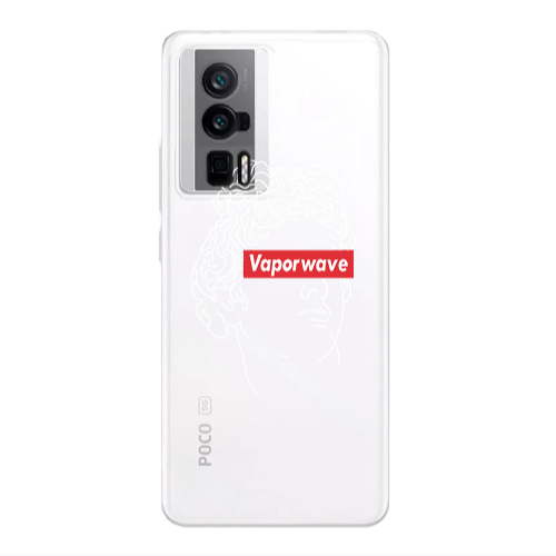 Xiaomi Poco F5 Pro Vaporwave Transparent Silicone TPU Θήκη