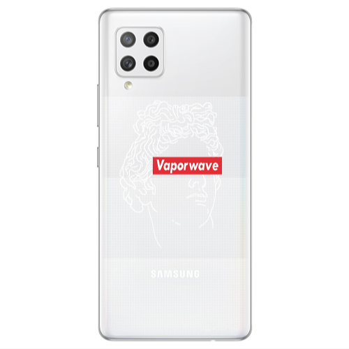Samsung A42 5G Vaporwave Transparent Silicone TPU Θήκη