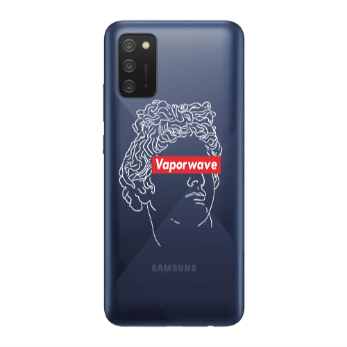 Samsung A02s Vaporwave Transparent Silicone TPU Θήκη