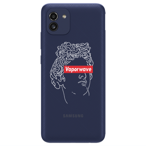 Samsung A03 Vaporwave Transparent Silicone TPU Θήκη