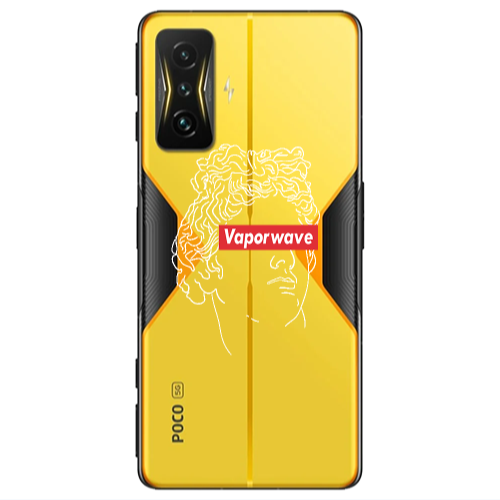 Xiaomi Poco F4 Gt Vaporwave Transparent Silicone TPU Θήκη