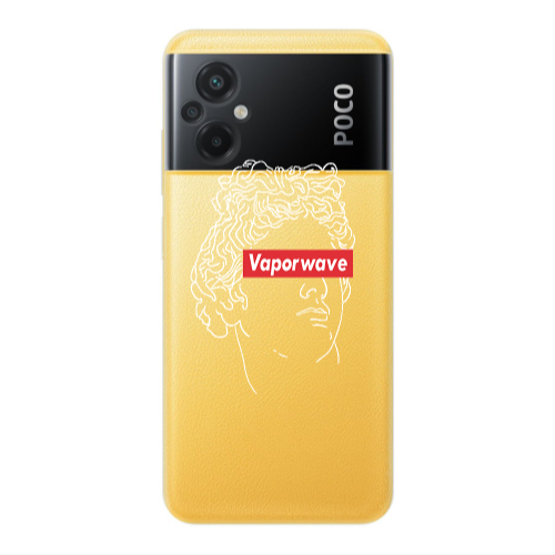 Xiaomi Poco M5 Vaporwave Transparent Silicone TPU Θήκη
