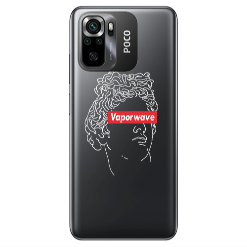 Xiaomi Poco M5 s Vaporwave Transparent Silicone TPU Θήκη