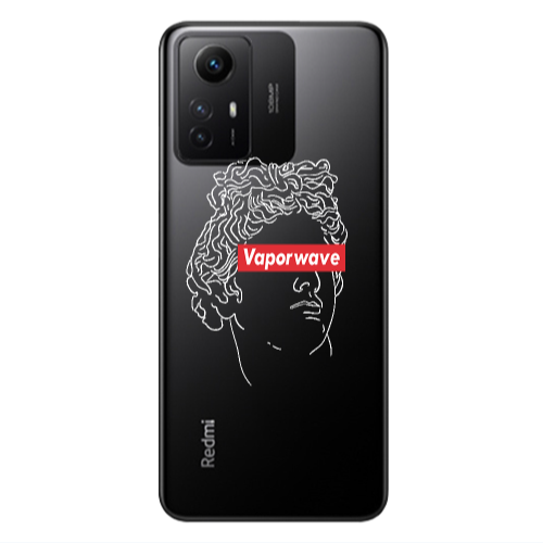 Xiaomi Redmi Note 12s Vaporwave Transparent Silicone TPU Θήκη