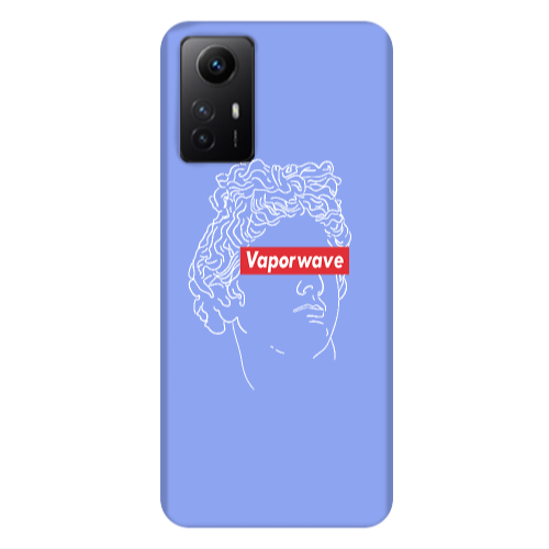 Xiaomi Redmi Note 12s Vaporwave Light Purple Colored Silicone TPU Θήκη