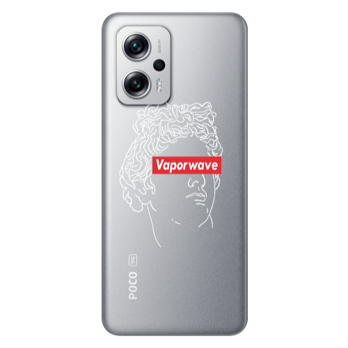 Xiaomi Poco X4 GT Vaporwave Transparent Silicone TPU Θήκη