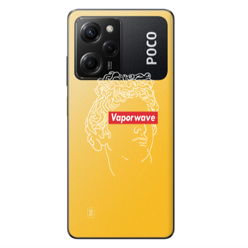Xiaomi Poco X5 Pro Vaporwave Transparent Silicone TPU Θήκη