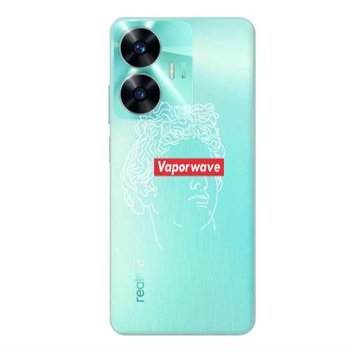 Realme C55 Vaporwave Transparent Silicone TPU Θήκη