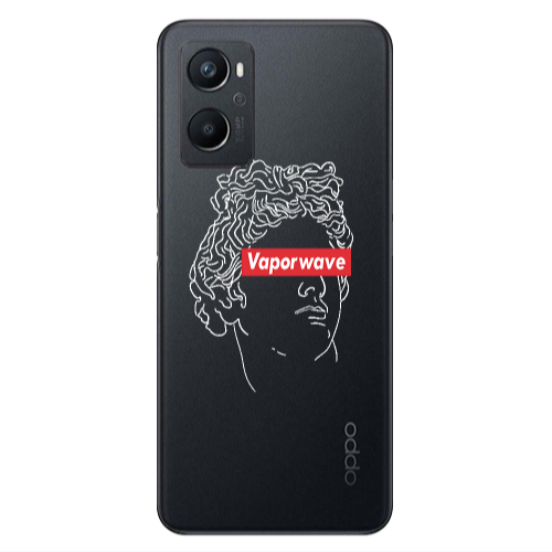 Oppo A 96 Vaporwave Transparent Silicone TPU Θήκη