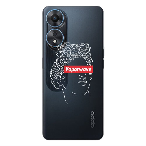 Oppo A 98 Vaporwave Transparent Silicone TPU Θήκη