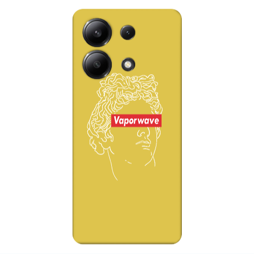 Xiaomi Redmi Note 13 4G Vaporwave Yellow Colored Silicone TPU Θήκη