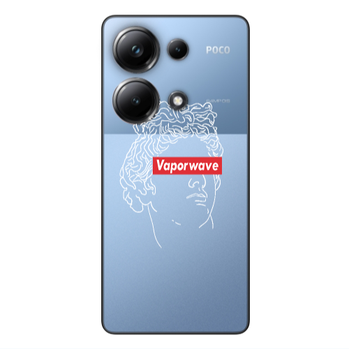 Xiaomi Poco M6 Pro 4G Vaporwave Transparent Silicone TPU Θήκη