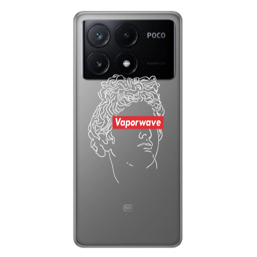 Xiaomi Poco X6Pro 5G Vaporwave Transparent Silicone TPU Θήκη