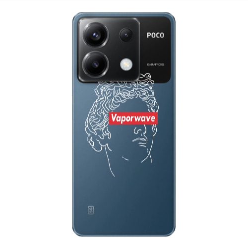 Xiaomi Poco X6 5G Vaporwave Transparent Silicone TPU Θήκη