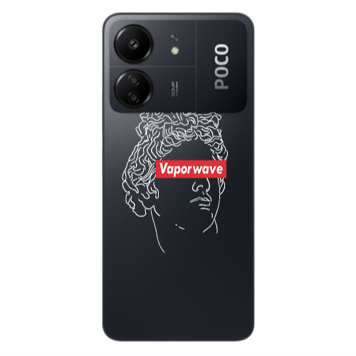 Xiaomi Poco C65 Vaporwave Transparent Silicone TPU Θήκη