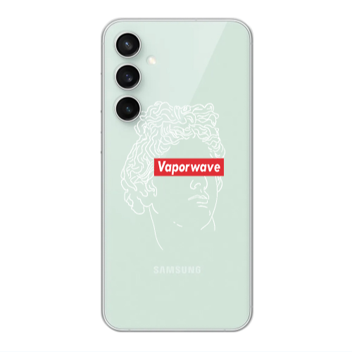 Samsung S24 Vaporwave Transparent Silicone TPU Θήκη
