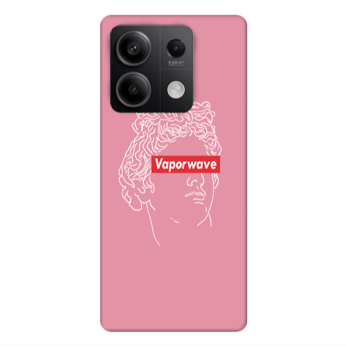Xiaomi Redmi Note 13Pro 5G Vaporwave Pink Colored Silicone TPU Θήκη