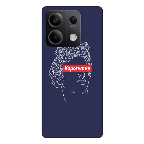 Xiaomi Redmi Note 13Pro 5G Vaporwave Dark blue Colored Silicone TPU Θήκη