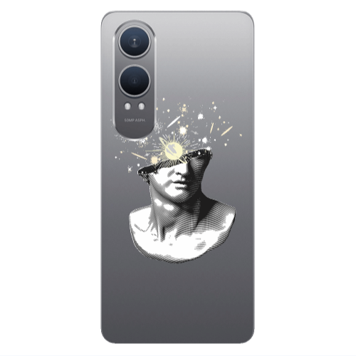Oneplus Nord Ce 4 lite Space Statue Transparent Silicone TPU Θήκη