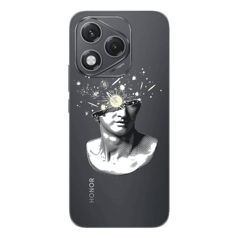Honor 400 Lite Space Statue Transparent Silicone TPU Θήκη