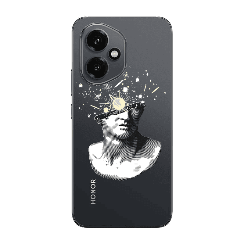 Honor Magic 400 Space Statue Transparent Silicone TPU Θήκη