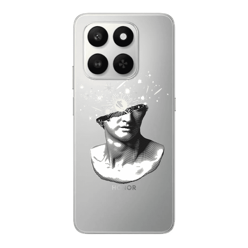 Honor Magic 400 Smart Space Statue Transparent Silicone TPU Θήκη