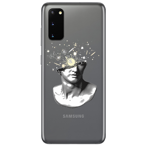 Samsung S20 Space Statue Transparent Silicone TPU Θήκη