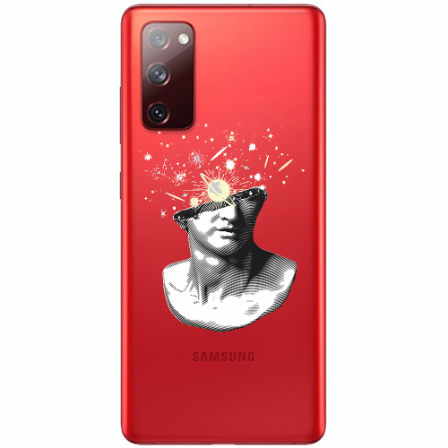 Samsung S20 FE Space Statue Transparent Silicone TPU Θήκη