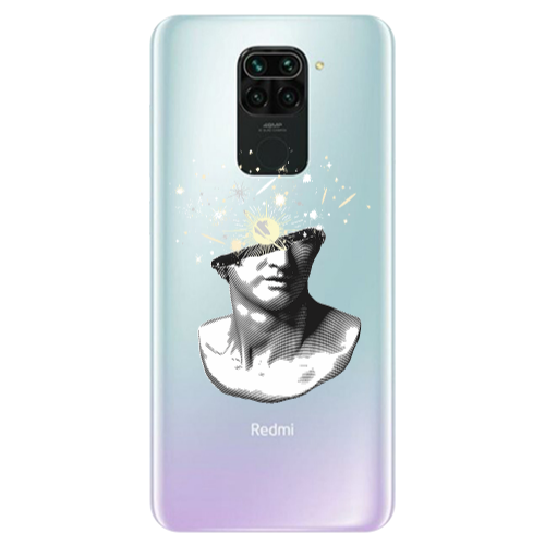 Xiaomi Redmi Note 9 Space Statue Transparent Silicone TPU Θήκη