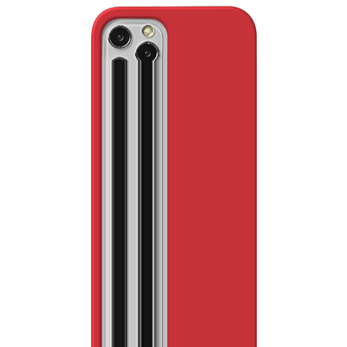Apple iPhone 13 Pro Space Statue Red Colored Silicone TPU Θήκη