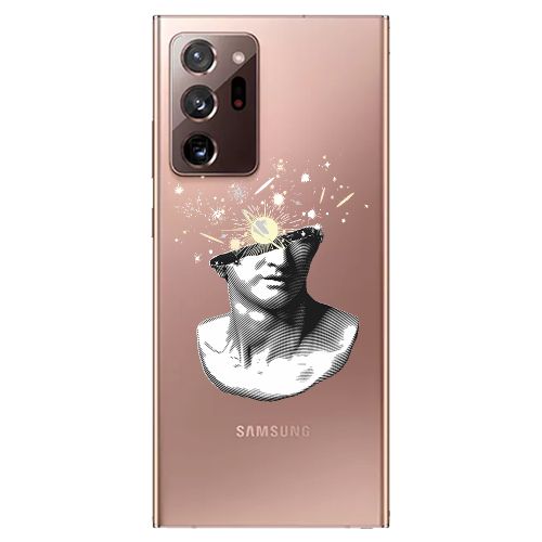 Samsung Note 20 Ultra Space Statue Transparent Silicone TPU Θήκη